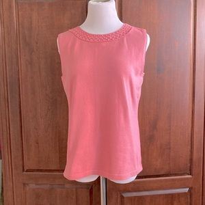 Sleeveless Knit Top.        Hanna Andersson